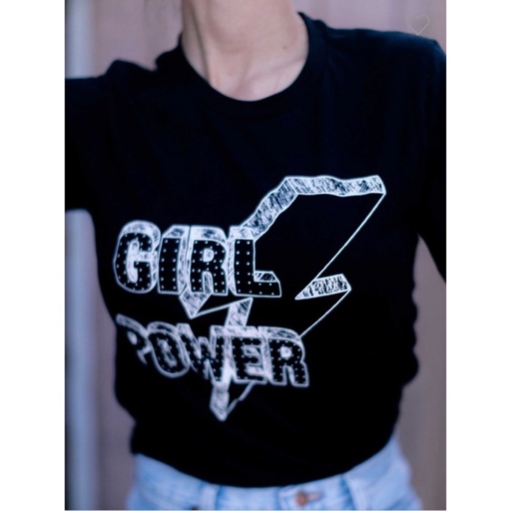 🔴 4/$12 Women’s Casual & Comfy Cotton Black Graphic Tee Size Large